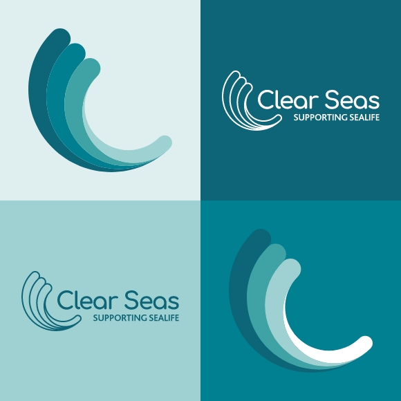 Various Clear Seas logos and icons